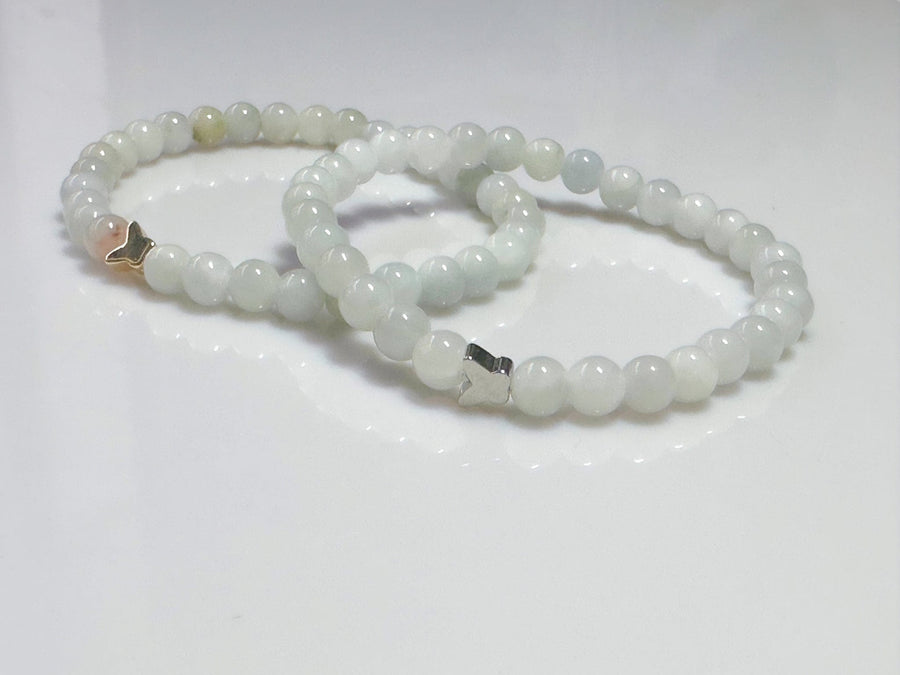 Jade Bracelet 6mm Butterfly