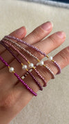 Mimi Lilac Pearl Gold Bracelet