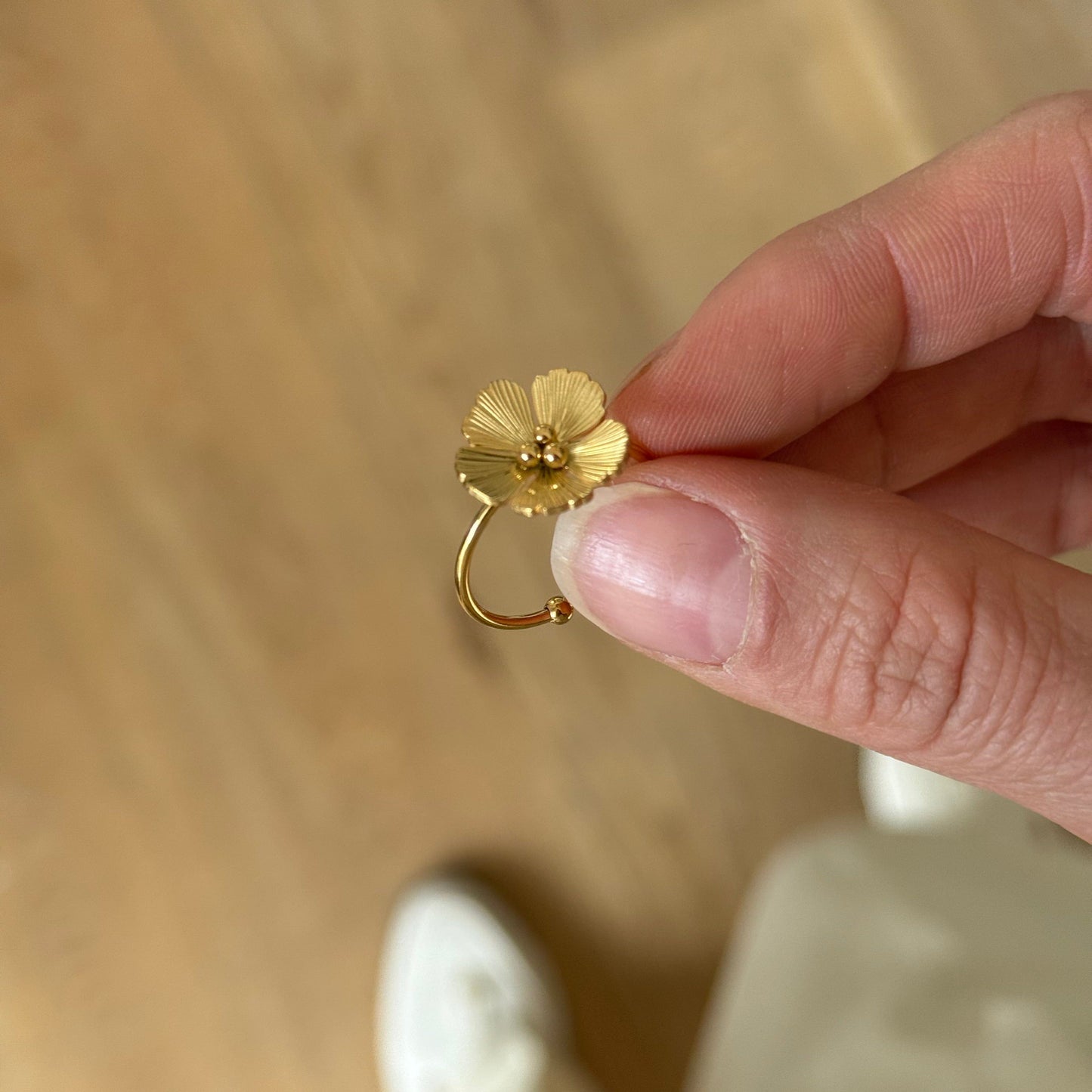 Flower Gold Ring