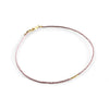 Miyuki Necklace - Lilac Gold