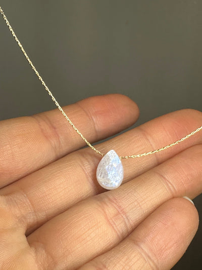 Moonstone Necklace Gold filled 14k