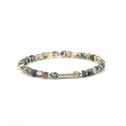 Prehnite Bracelet 4mm