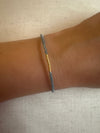 Miyuki Bracelet - Dusk Blue Gold