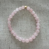 Rose quartz Bracelet Star Gold