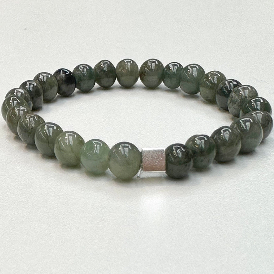 Jade Burma Bracelet 7mm square