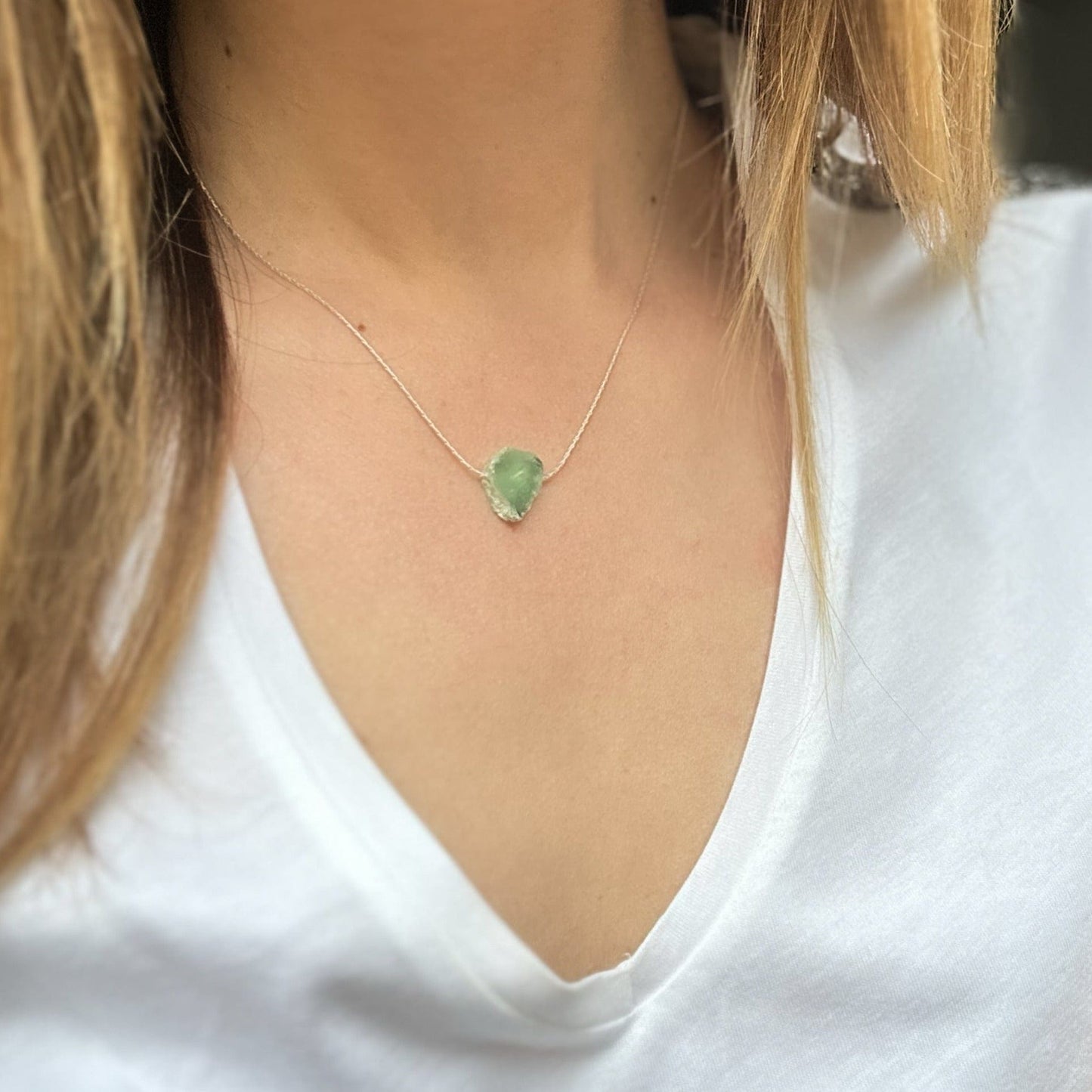 Foxite Sterling Silver Necklace