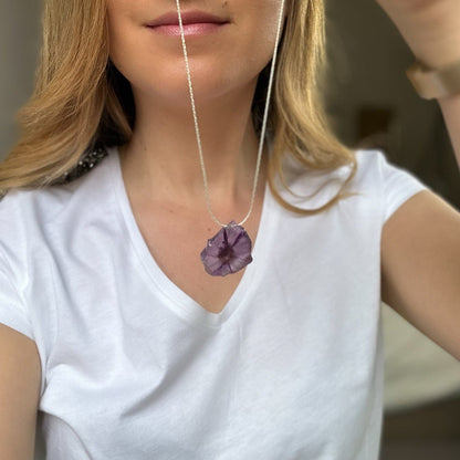 Amethyst Sterling Silver Necklace