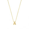 Initial Gold Necklace (9k gold necklace)
