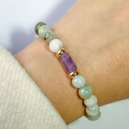 Jade Amethyst Bracelet