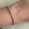 Lilac Rocaille Bracelet gold