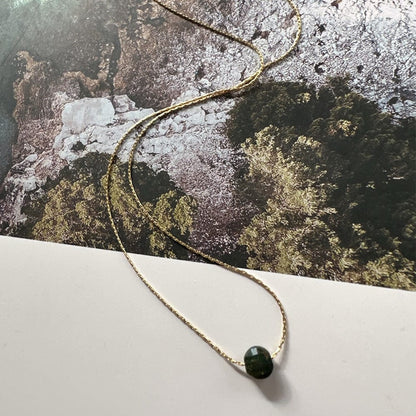 Obsidian Gold filled Necklace