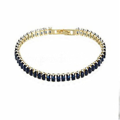 REINA Green Pave Tennis Bracelet Clasp