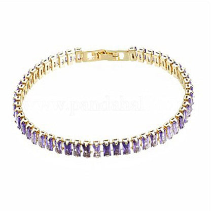 REINA Green Pave Tennis Bracelet Clasp