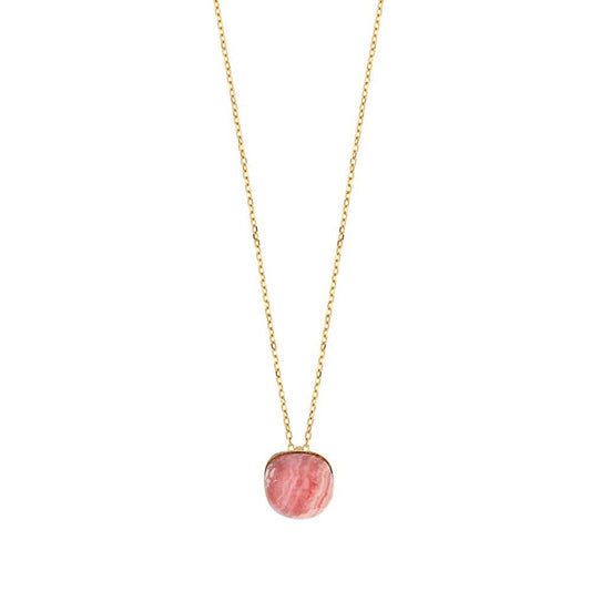 Rhodochrosite Necklace (Gold 18k)
