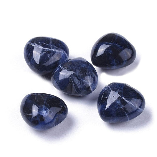 Sodalite palm stone