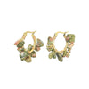 Flower Earrings Unakite