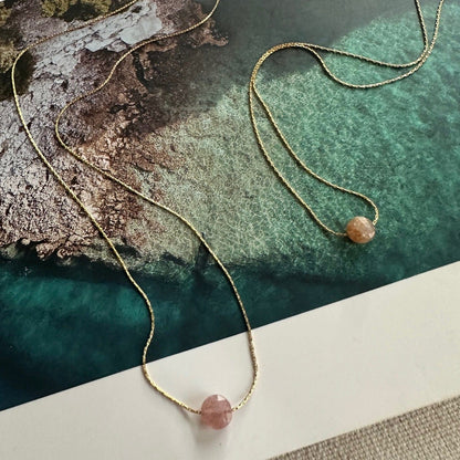 Sunstone Gold filled Necklace