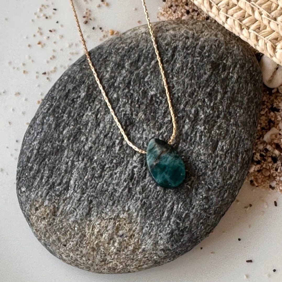 Apatite Gold Necklace