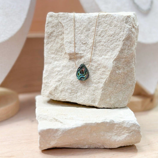 Abalone Gold Necklace