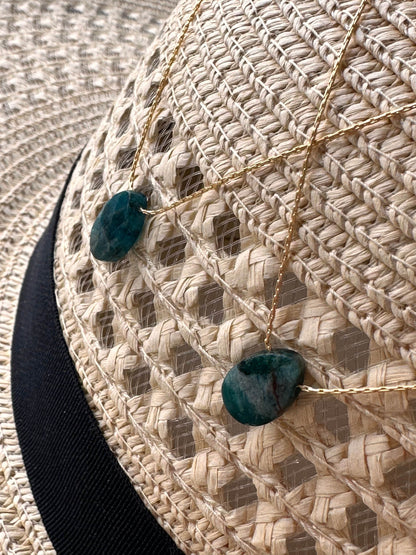Apatite Gold Necklace