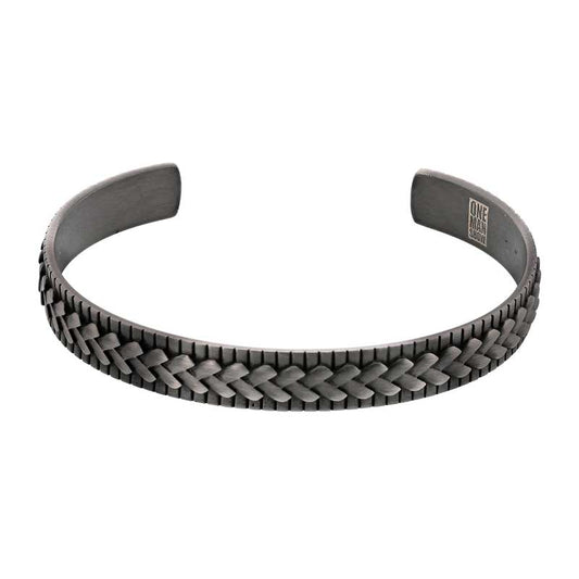 Steel Bangle Bracelet - Men