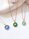 Bee pendant necklace <br> Lapis Lazuli Stone