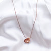 Rose Gold Duo Disks necklace