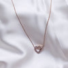 Rose gold Heart necklace