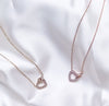 Rose gold Heart necklace