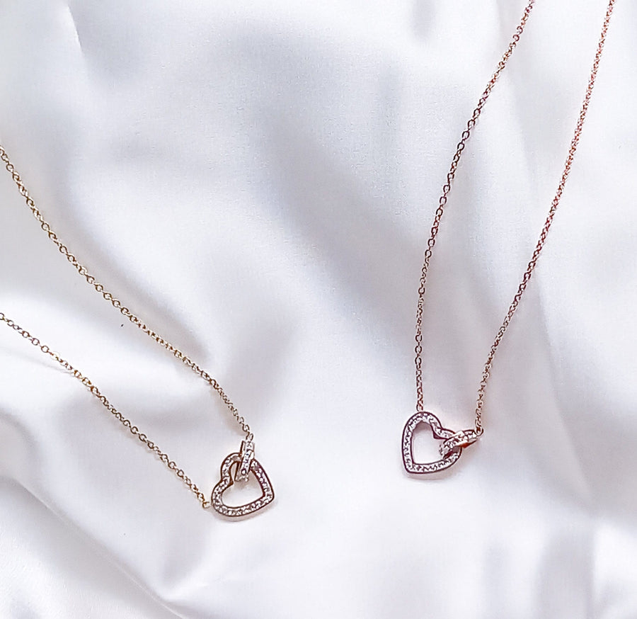Rose gold Heart necklace