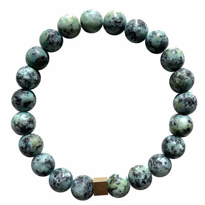 African turquoise bracelet