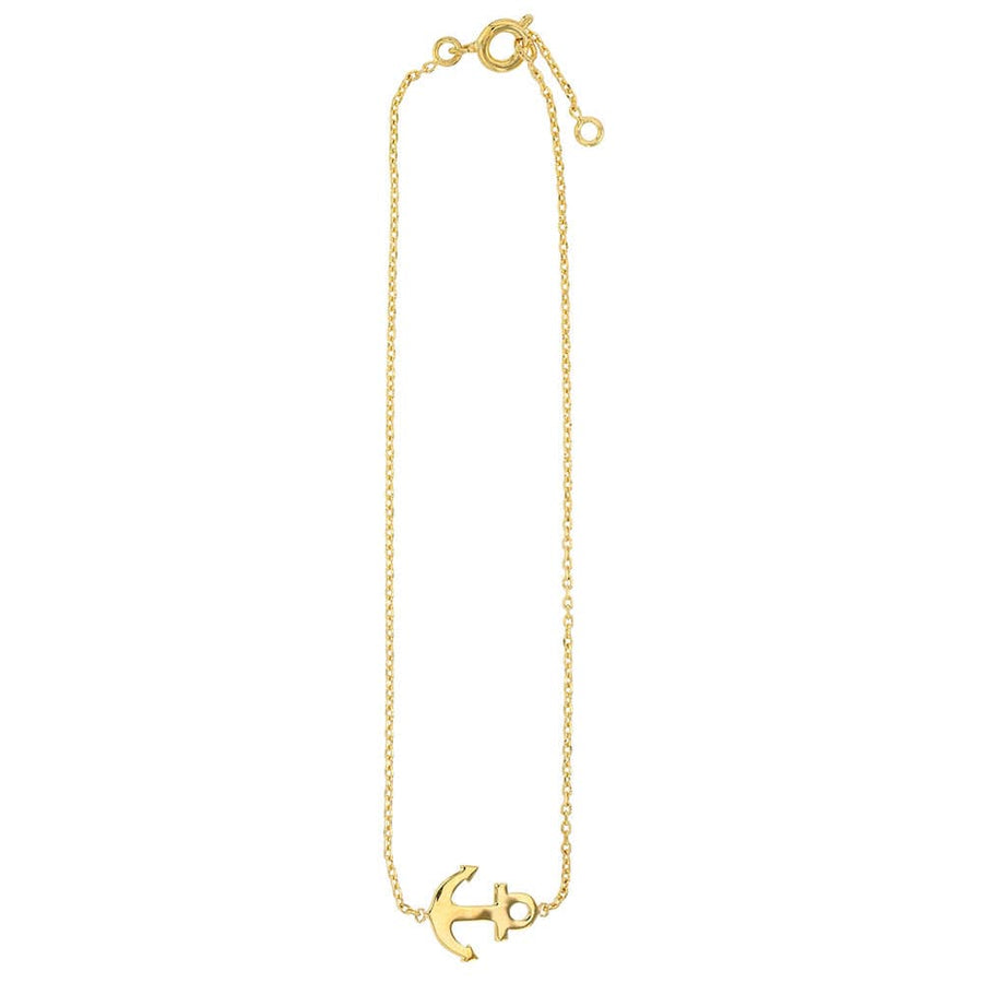 ANCHOR Anklet <br> gold plated