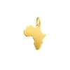 Gold Africa Pendant (9K Gold)