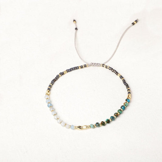 Friendship Bracelet African Turquoise Labradorite