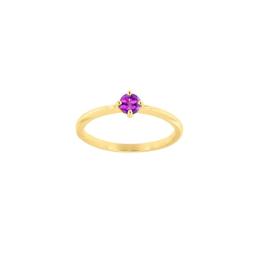 Amethyst Gold Ring (18k Gold)