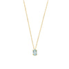 Aquamarine necklace (18k Gold)