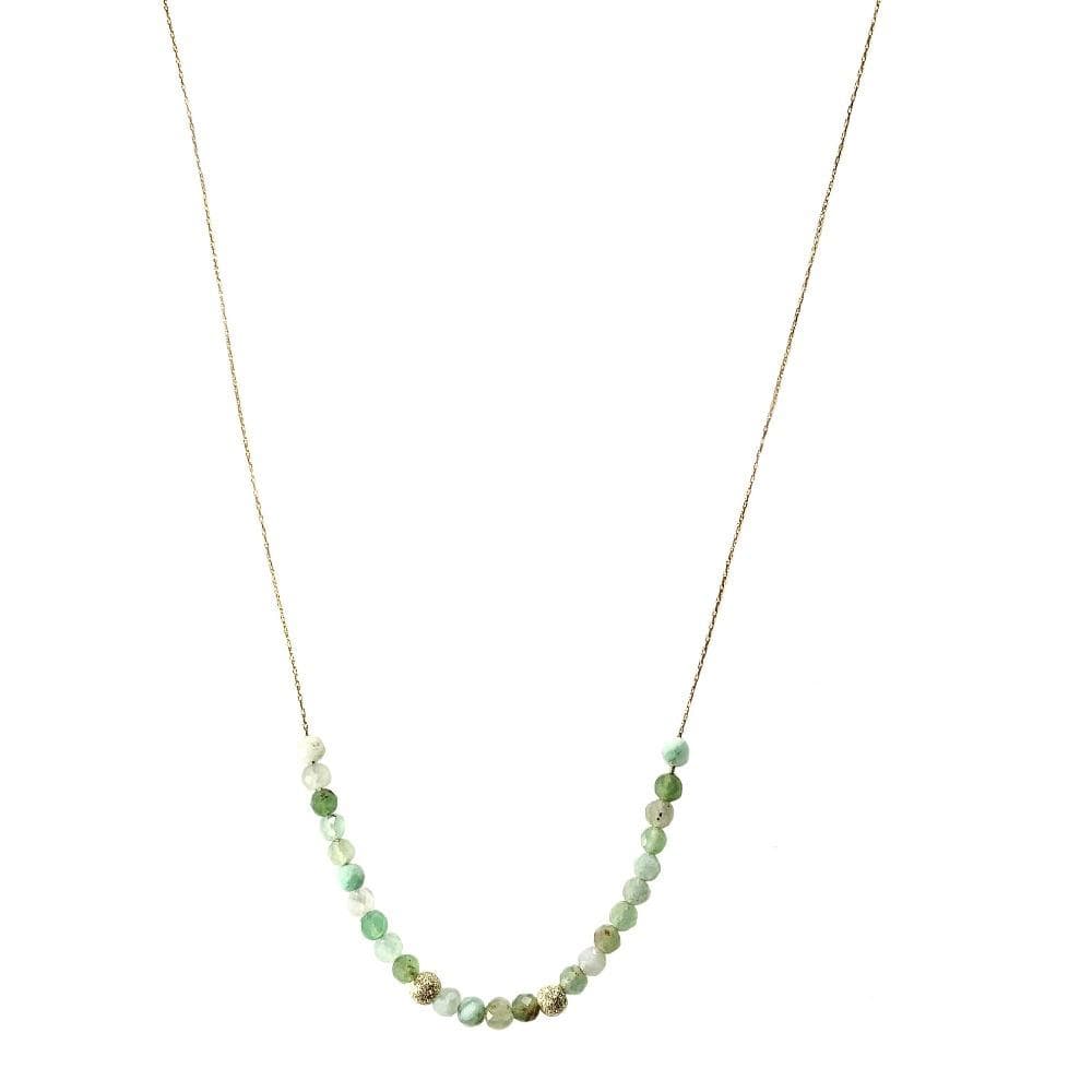 Chrysoprase necklace