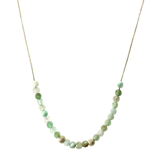 Chrysoprase neklace