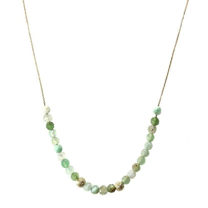 Chrysoprase neklace