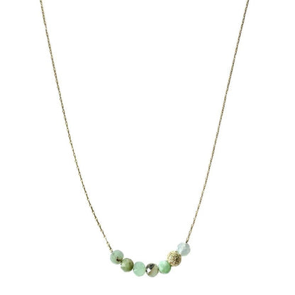 Chrysoprase necklace