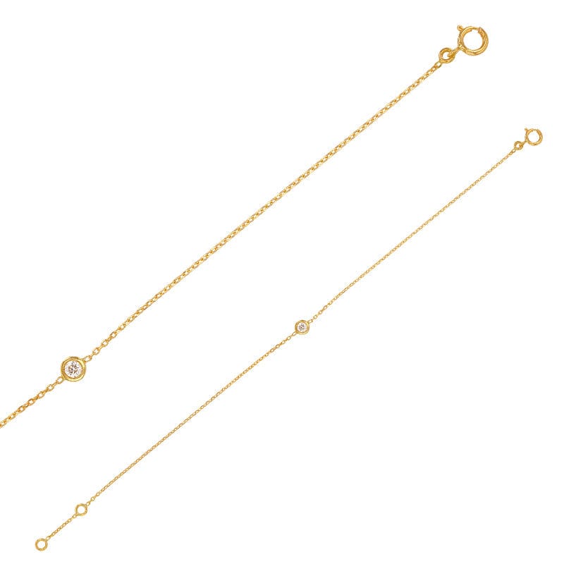 Diamond Gold Bracelet (18k Gold)