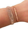 Rhinestone Rose Gold Bracelet