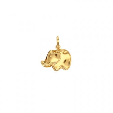 Elephant Gold Pendant (18K Gold)