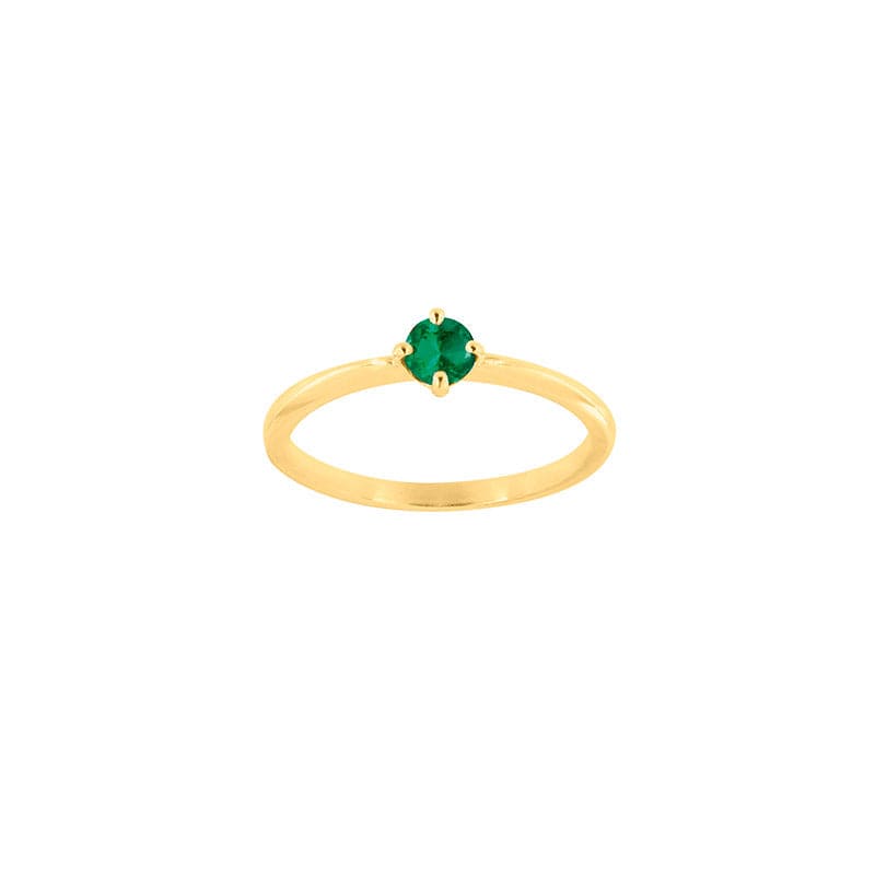 Emerald Gold Ring (18k Gold)