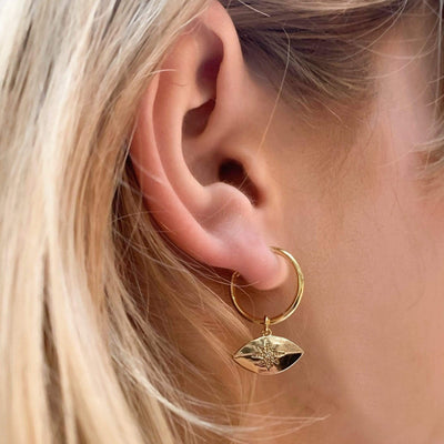 Evil Eye & Stardust Earrings