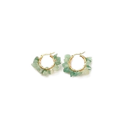 Flower Earrings Aventurine | Mi Cielo London