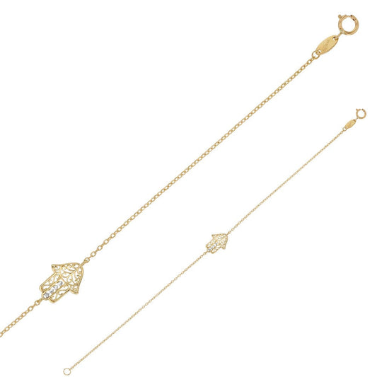 Hamsa Bracelet (9k gold)