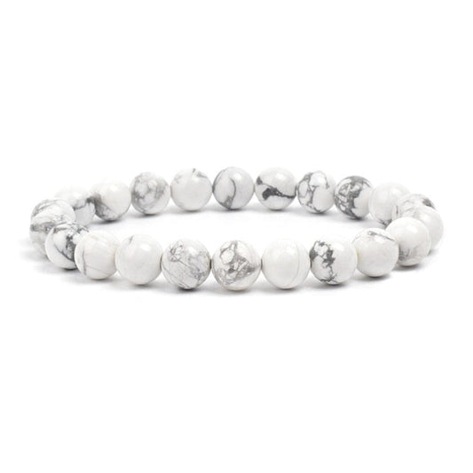 White Howlite Bracelet | Mi Cielo London