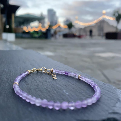 Amethyst bracelet