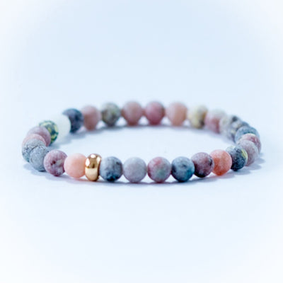 Bohemian Sesame Bracelet Gold Disk - Mi Cielo London